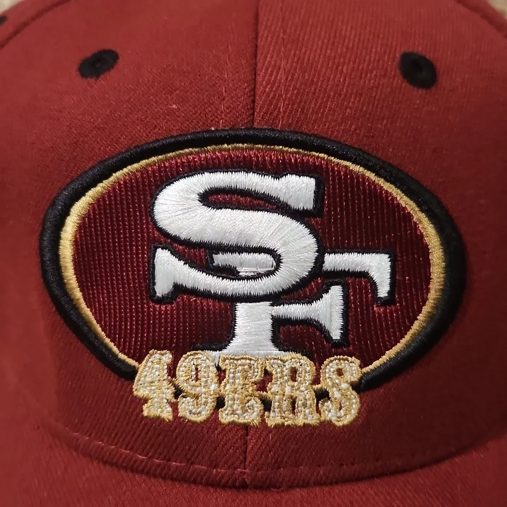 Reebok Maroon SF 49ers Vintage Genesis Emerge One Size Stretch Hat